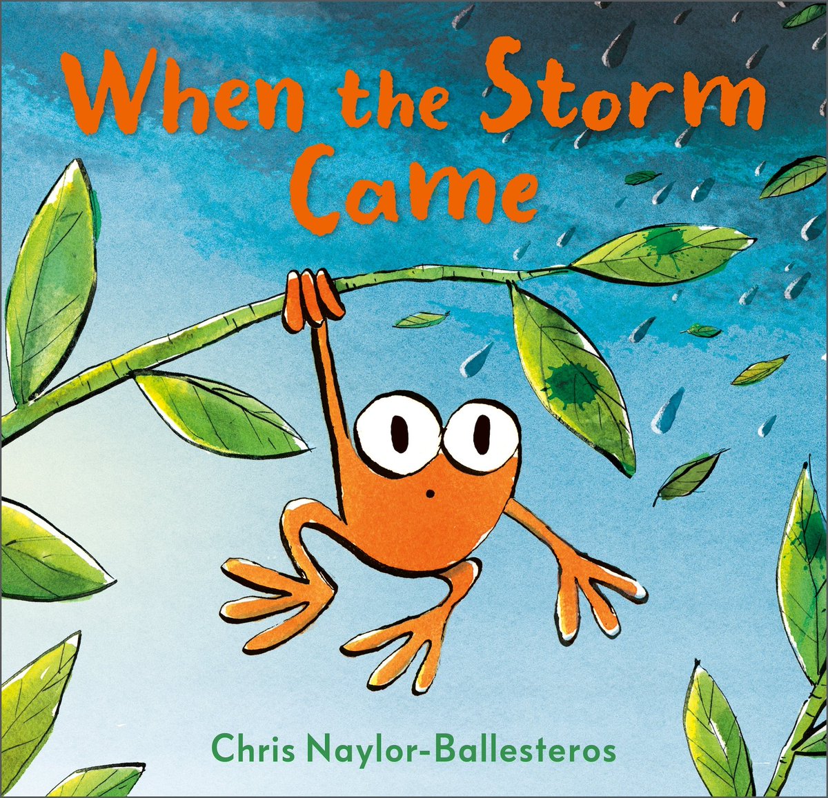 Little Frog loves his home on the riverbank, but knows to stay away from the tree stump because of the Big Scary Thing! 🐸 WHEN THE STORM CAME by @Chris_Naylor_B tells the story of when Little Frog is blown right into the stump, and how a little kindness can change everything.