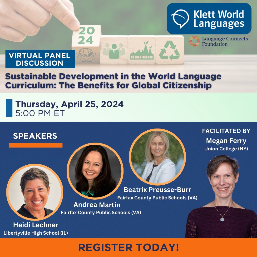 Join Us for a Virtual Celebration of Innovation and Impact in Language Education! @actfl @LangConnectsFdn We're excited to invite you to an extraordinary event co-hosted by Klett World Languages and the Language Connects Foundation (LCF). Step into a world of creativity and…