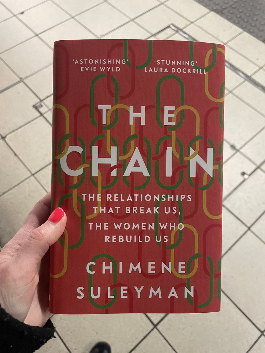 Have just been to such an incredible and moving event watching @chimenesuleyman and @nktgill in conversation about The Chain. And now I shall read the book and probably have a little cry the whole way home.