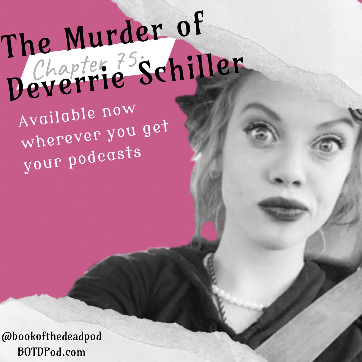 Deverrie Schiller was murdered in 2016 in #california and her case is STILL unsolved. We partnered with her mother, Debi Fones, to tell her story and hopefully get answers. This #truecrime #podcast episode is available now wherever you get your podcasts open.spotify.com/episode/18oHjv…