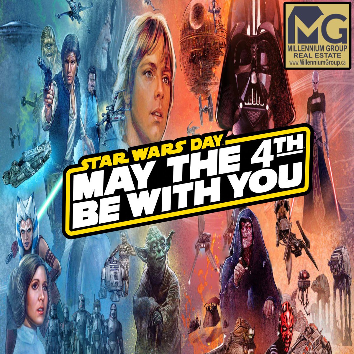 Star Wars nerds, unite! You're going to hear this a lot today. You've been warned! May the 4th Be With You! ⭐️

#StarWarsDay #MayThe4thBeWithYou #MayTheFourthBeWithYou #KendraCutroneBroker #TonyCutroneRealtor #MillenniumGroupRealEstate #FREEHomeEvaluation #FREEHomeStaging