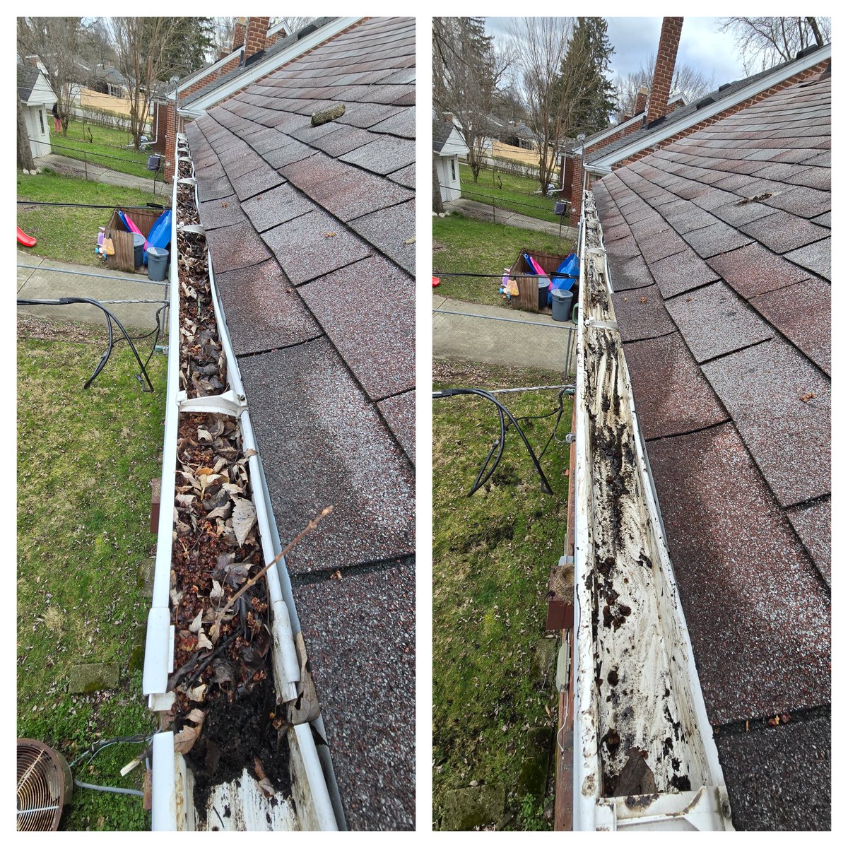 EandSPowerWash's tweet photo. Gutter Cleaning/Clean Out in Redford, Michigan #BeforeandAfter #GutterCleaning #GutterCleanOut #GutterCleaningService #GutterService #CleaningGutters #CleaningGutterService #Cleaning #Cleaned #Clean #PowerWash #PowerWashing #PressureWash #PressureWashing #ExteriorCleaning https://t.co/P0dYTI8NkG