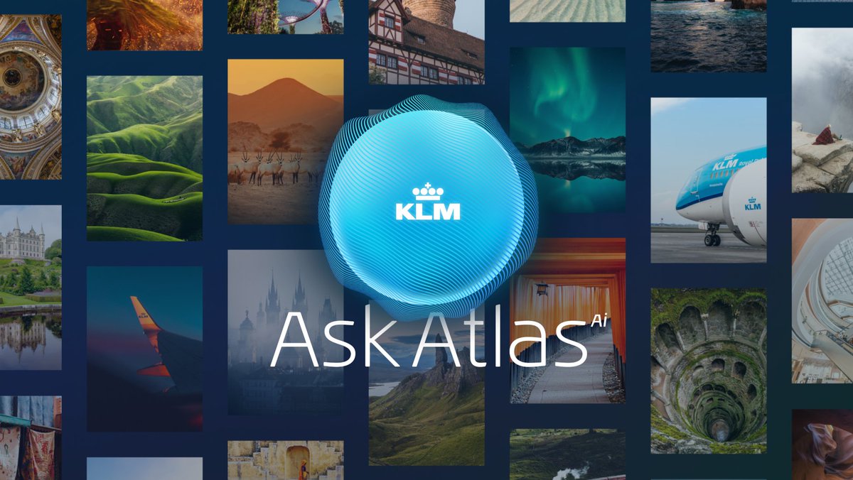 .<a href="/KLM/">KLM</a> teams up with ACE Ai Studio and Born05 to launch AI driven destination finder 'Ask Atlas'. hubs.la/Q02rDcwF0