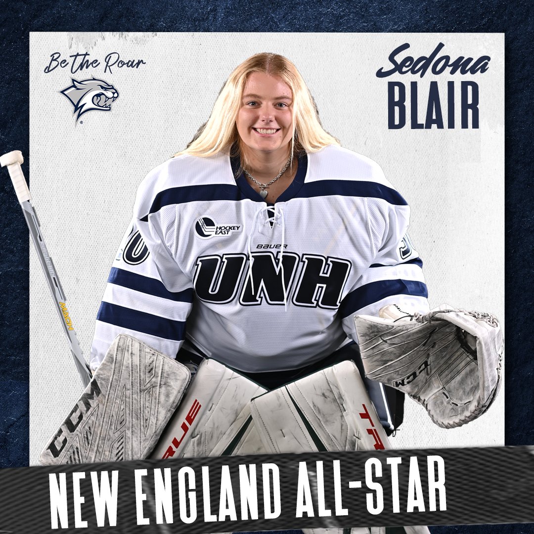 One more award! Congrats to Sedona Blair for being named a 2023-24 New England All-Star!! Press release ➡️ tinyurl.com/5meuzr9u #BeTheRoar