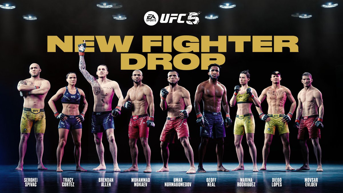 First look at the action-packed fighter drop roster for #UFC300 💥🏆 #UFC5