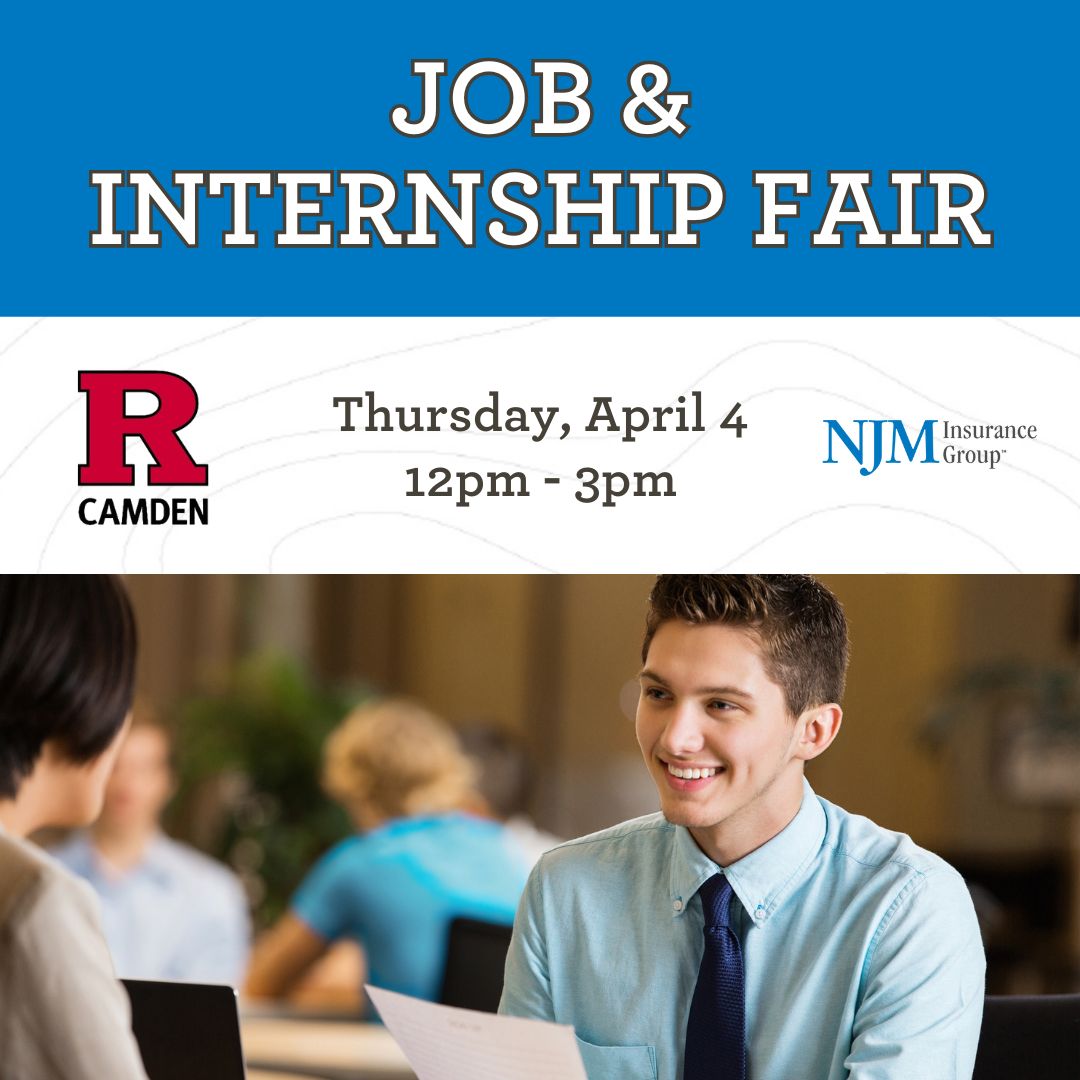 Calling all @Rutgers_Camden students! NJM is eager to meet you at tomorrow's Job and Internship Fair. Don't miss your chance to stop by our table and explore the amazing opportunities waiting for you at NJM! Let's shape your future together! 🎓