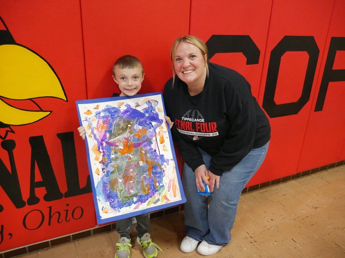 Nevin Coppock Family Art Night.