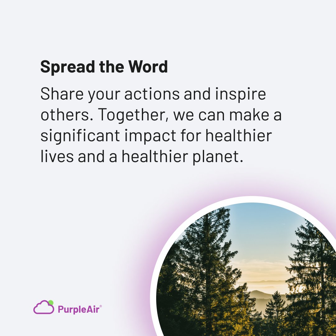 World Health Day is coming up on April 7th. 🌎 Take steps towards cleaner air and a healthier world. With PurpleAir, every step is a breath towards a greener future. #WorldHealthDay #PurpleAir #BreatheEasy #AirQualityAwareness