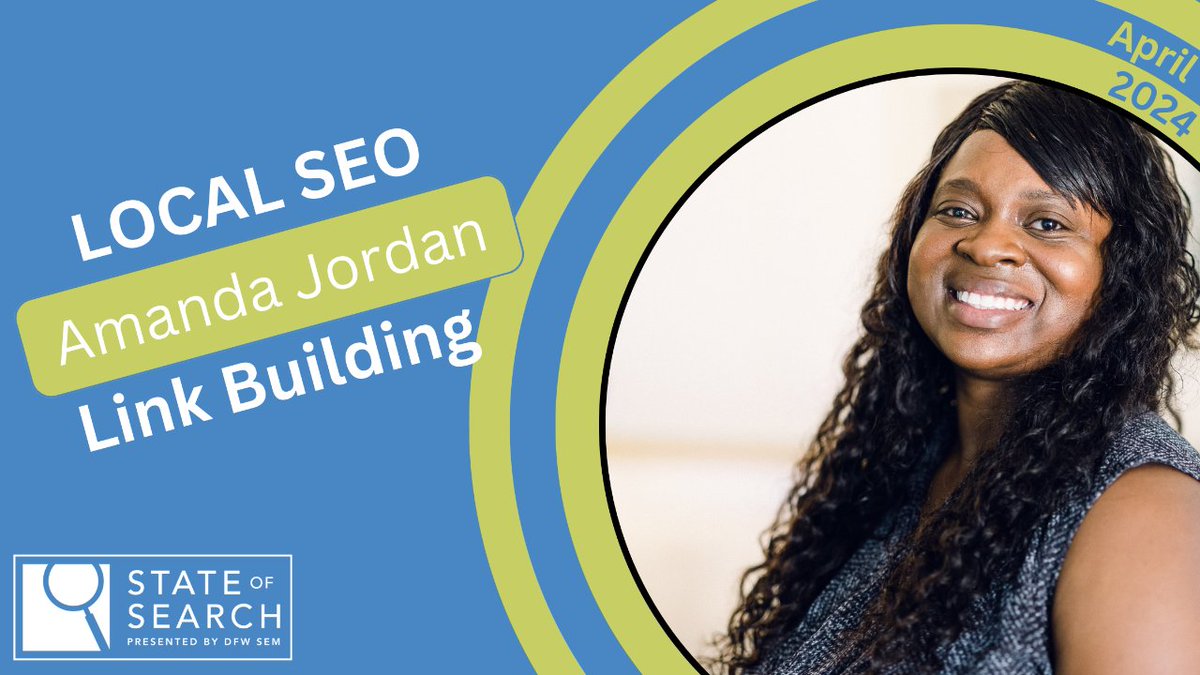 🚀 Elevate Your SEO Game with Amanda Jordan on April 10th! 🚀 Attention all digital marketing enthusiasts! Get ready to transform your local SEO strategies. 

youtu.be/SHOIAzUJhbc

#SEO #DigitalMarketing #LinkBuilding #AmandaJordan #LiveLearning #ElevateYourGame