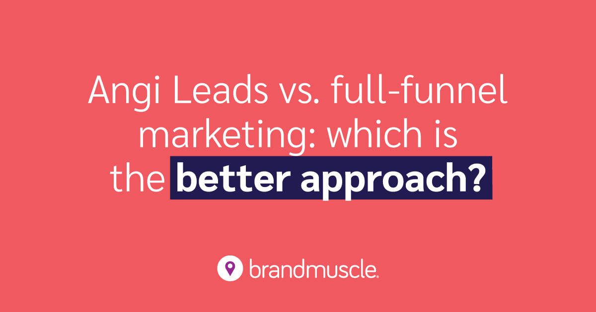 brandmuscle's tweet photo. Lead generation tools like Angi Leads allow local businesses to purchase leads instead of running campaigns. But are these services really the way to go? Or should you adopt a full-funnel marketing strategy? We explore both options in our latest blog:  https://t.co/wZjEneSLm2 https://t.co/LxFUoKae9W