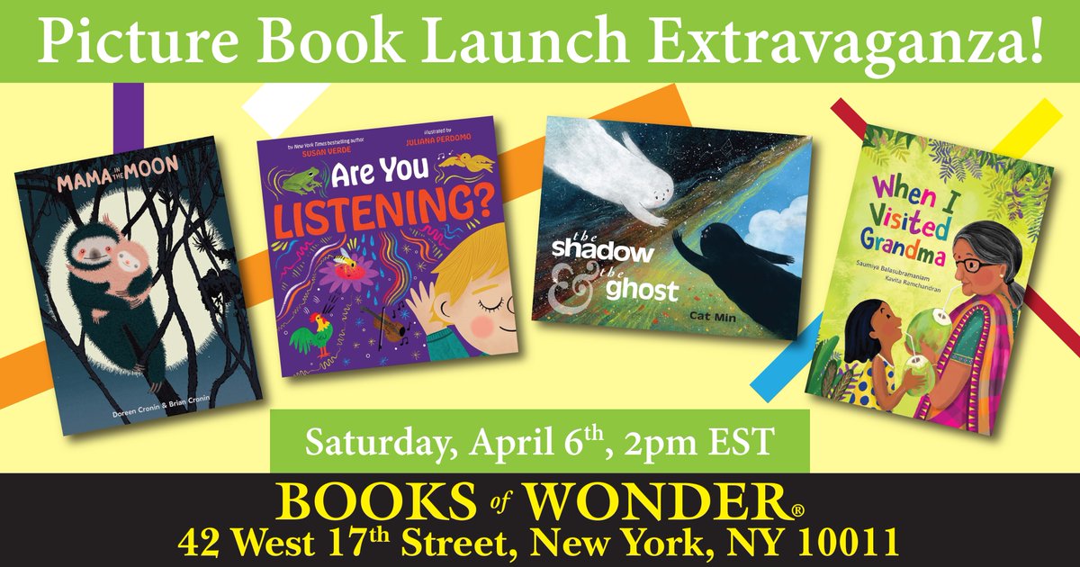 Mark your calendars! 🗓️ Join WHEN I VISITED GRANDMA illustrator @we_makebelieve for a Picture Book Launch Extravaganza at @BooksofWonder on Saturday, April 6th! Learn more about the event: booksofwonder.com/blogs/upcoming…