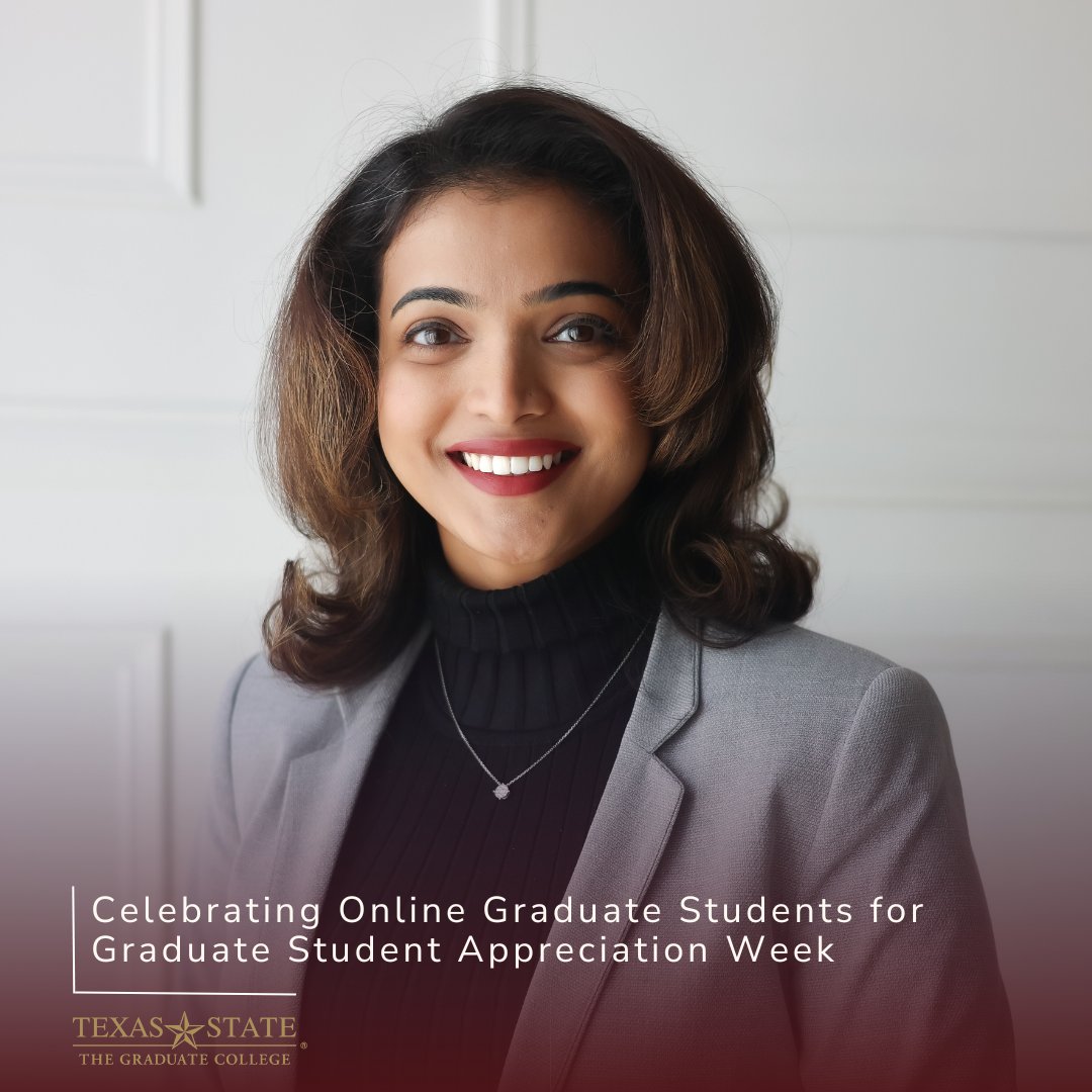 This year, Samantha Marie Serrano, Jonathon Tague, Shamin Benny, and Mariangela Rodriguez gave insight into the unique experiences of online graduate students, in celebration of Graduate Student Appreciation Week (GSAW). Read the story: ow.ly/vMkJ50R7KWT