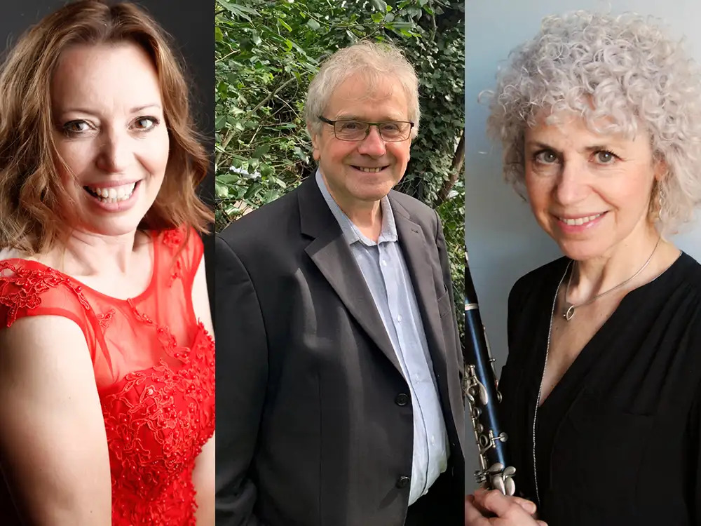 late_music's tweet image. Three concerts not to be missed this weekend:
David Hammond (piano recital) 5th April @ 1pm. Amabile (clarinet, cello, piano) 6th April @ 1pm.Savva Zverev (violin) &amp;amp; Sid Ramachander (piano) 6th April @ 7.30pm. Pre-concert talk with composer Nick Williams @ 6.45pm.