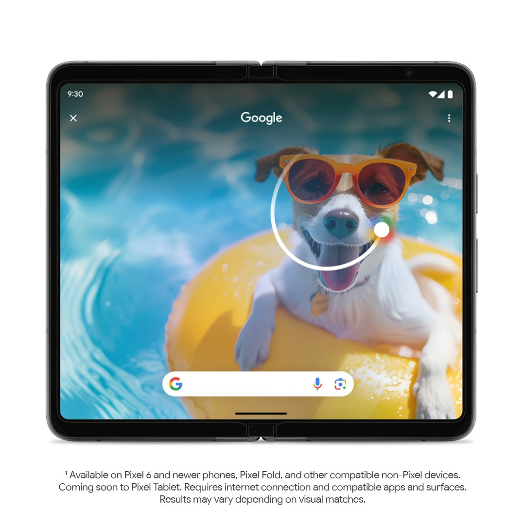 Circle up, #TeamPixel! ⭕ Circle to Search is now available on #PixelFold. Simply long-press the Pixel home button or navigation bar and circle, scribble, highlight or tap an image, text, or video, and get the information you need right where you are.¹