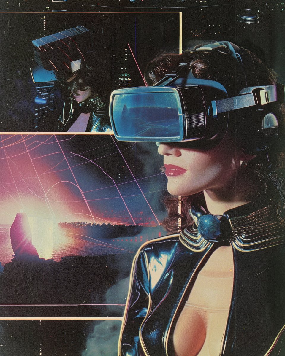 Retro Futurism Meets VR #cyberdreams NewRetro.Net