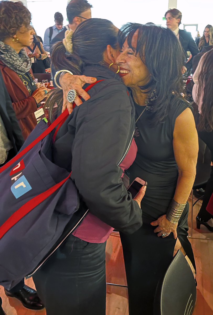 (2) …in the crowd of admirers following her keynote address and interview. Btw, catch her this evening live on Cris Hayes’ MSNBC show, approximately 5:45pm Pacific time.