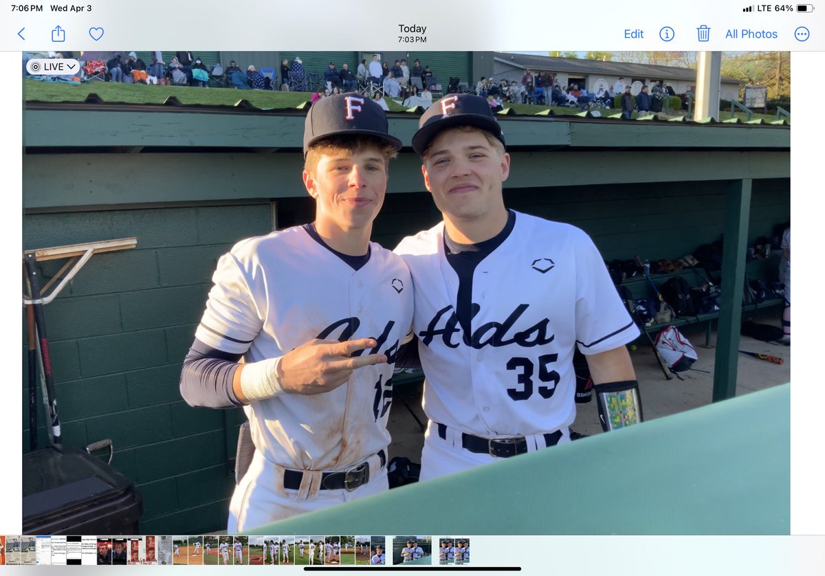 jack tate (@coachtatefhs20) on Twitter photo End of 5th Inning ⚾️⚓️
Farragut 8 HVA 3
RBI Single by CHARLIE BOZEMAN (pictured #35)
RBI by BRENNON SEIGLER
<a href="/AdmiralGameday/">Farragut Baseball</a> <a href="/prepxtra/">PrepXtra</a> <a href="/5StarPreps/">5Star Preps</a> <a href="/TJ3rd_/">Toyloy Brown III</a> <a href="/BartlettJC/">John C Bartlett, EdD</a> <a href="/CoachTcom/">CoachT.com</a> <a href="/West105_WFIV/">Farragut Radio</a> <a href="/farragutpress1/">farragutpress</a> End of 5th Inning ⚾️⚓️
Farragut 8 HVA 3
RBI Single by CHARLIE BOZEMAN (pictured #35)
RBI by BRENNON SEIGLER
<a href="/AdmiralGameday/">Farragut Baseball</a> <a href="/prepxtra/">PrepXtra</a> <a href="/5StarPreps/">5Star Preps</a> <a href="/TJ3rd_/">Toyloy Brown III</a> <a href="/BartlettJC/">John C Bartlett, EdD</a> <a href="/CoachTcom/">CoachT.com</a> <a href="/West105_WFIV/">Farragut Radio</a> <a href="/farragutpress1/">farragutpress</a>