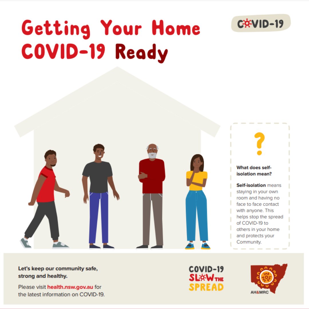 This @ahmrc 'Getting your home COVID-19 ready' interactive booklet/workbook contains info on how to prepare the home should someone need to self-isolate at home, including tips for the whole family: 🔗 bit.ly/3vFOSkL