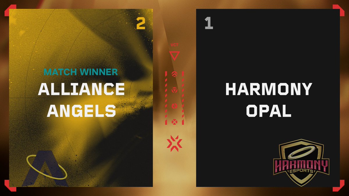 RaidiantGG's tweet photo. GG's to @AllianceAngels_, who earned a hard-fought 2-1 victory over @EsportsHarmony Opal 💥

📺 https://t.co/ohWarWnHzu https://t.co/7LpflKEQQy