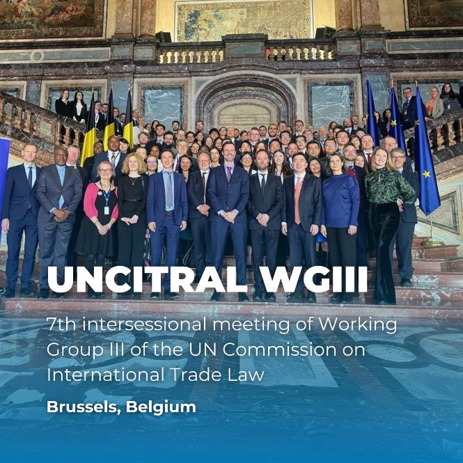 #WorkingGroupIII of the 🇺🇳 Com. of Trade Law #UNCITRAL is meeting in NY this week. 🇧🇪 presented the report of the successful meeting it hosted on 7-8 March on improving Access to justice for all in the context of Investor-State Dispute Settlement reform in investment treaties.⚖️