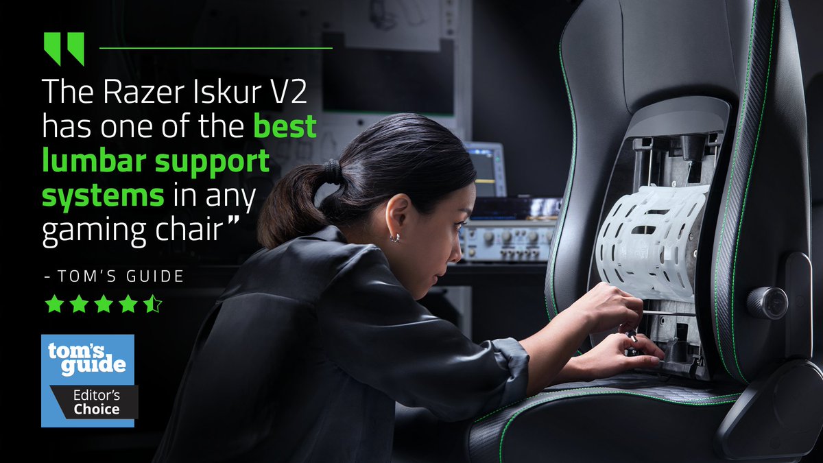 It takes a lot to impress our friends at Tom’s Guide—and the Razer Iskur V2 has done just that. Get the full rundown on why they love just how adaptive and adjustable our chair’s support is: rzr.to/JB4Ae1