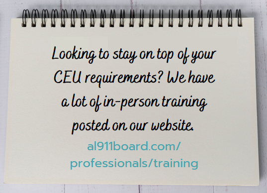 Do you need CEUs? al911board.com/professionals/…
