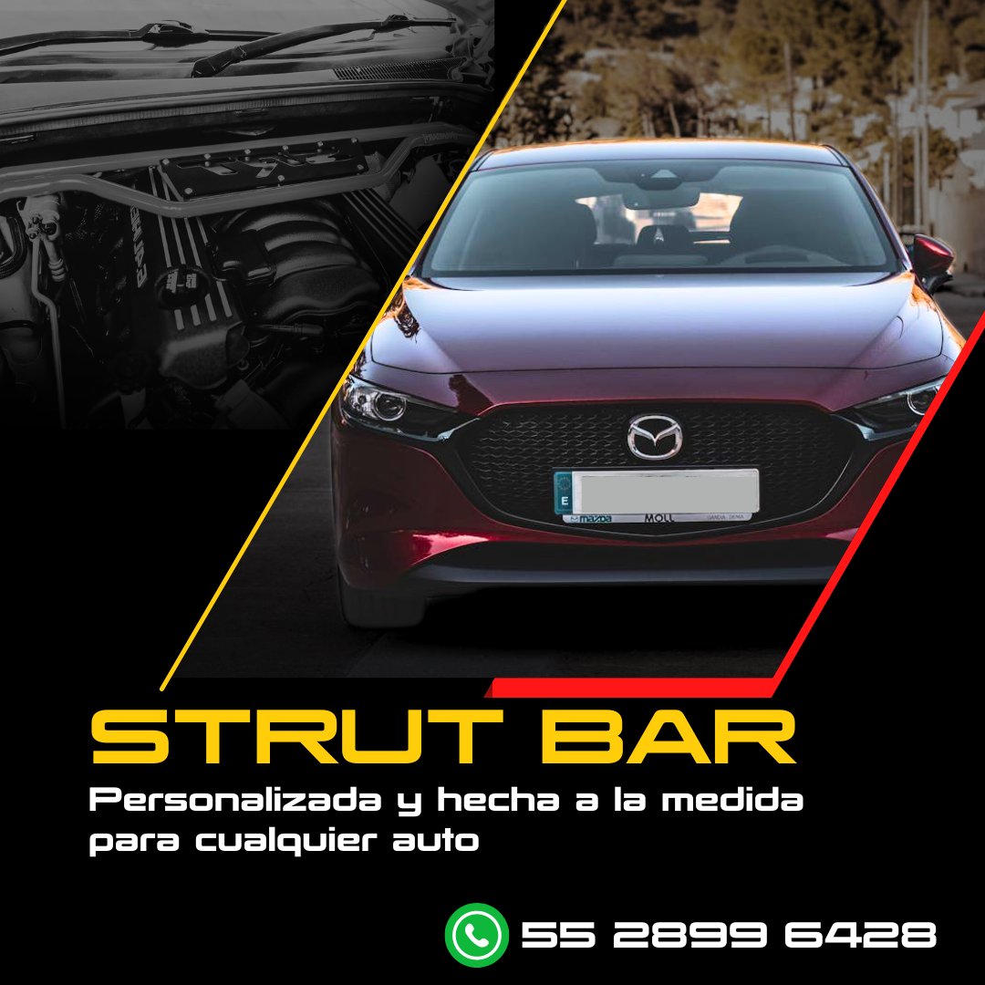 _Hangar1's tweet image. Potencia tu control en cada curva con nuestra strut bar. Mejora la estabilidad de tu auto hoy mismo. 🚗Enviándonos un WhatsApp al 📲55 2899 6428

#Hangar1 #StrutBar #potencia #autos #mazda #golfgti #srt #gt #nissan