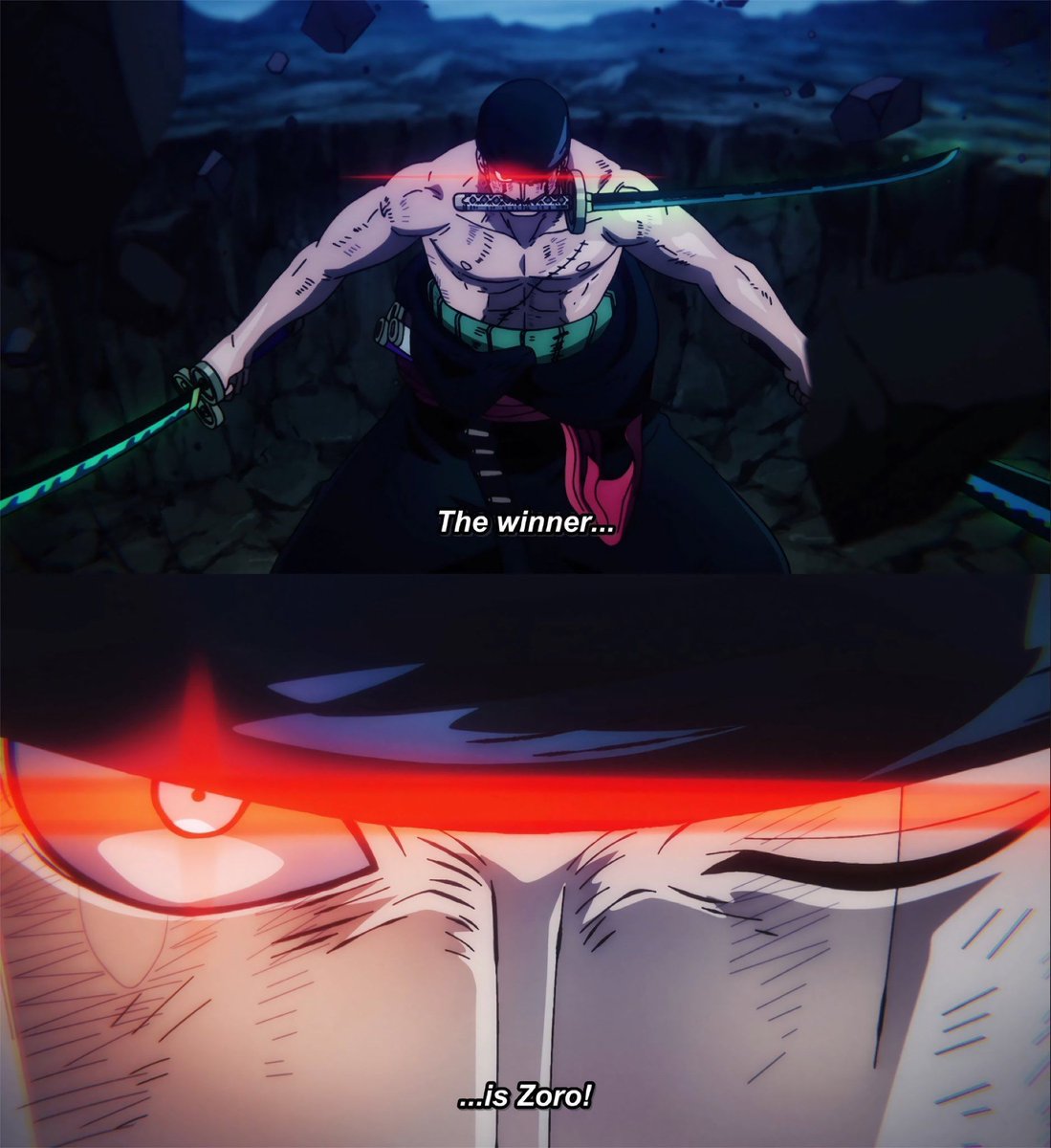 strawhats's tweet image. Your last saved pic has to fight Roronoa Zoro, do you win?