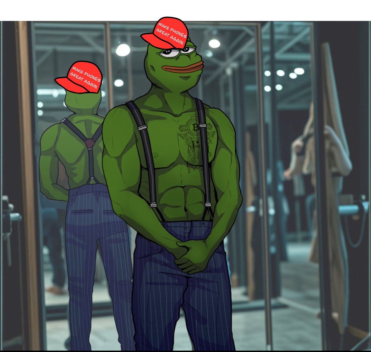 Phon3Booth's tweet image. $PHBTH chads waiting to buy during the launch 🚀 4/4