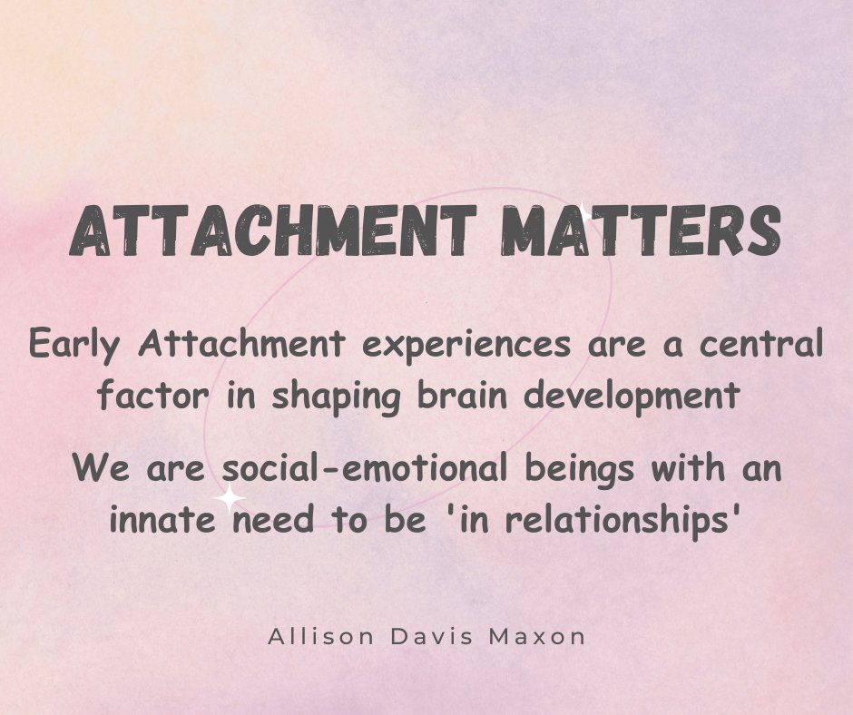 Attachment Matters! Parents have the most important job in the world - helping to shape the human mind