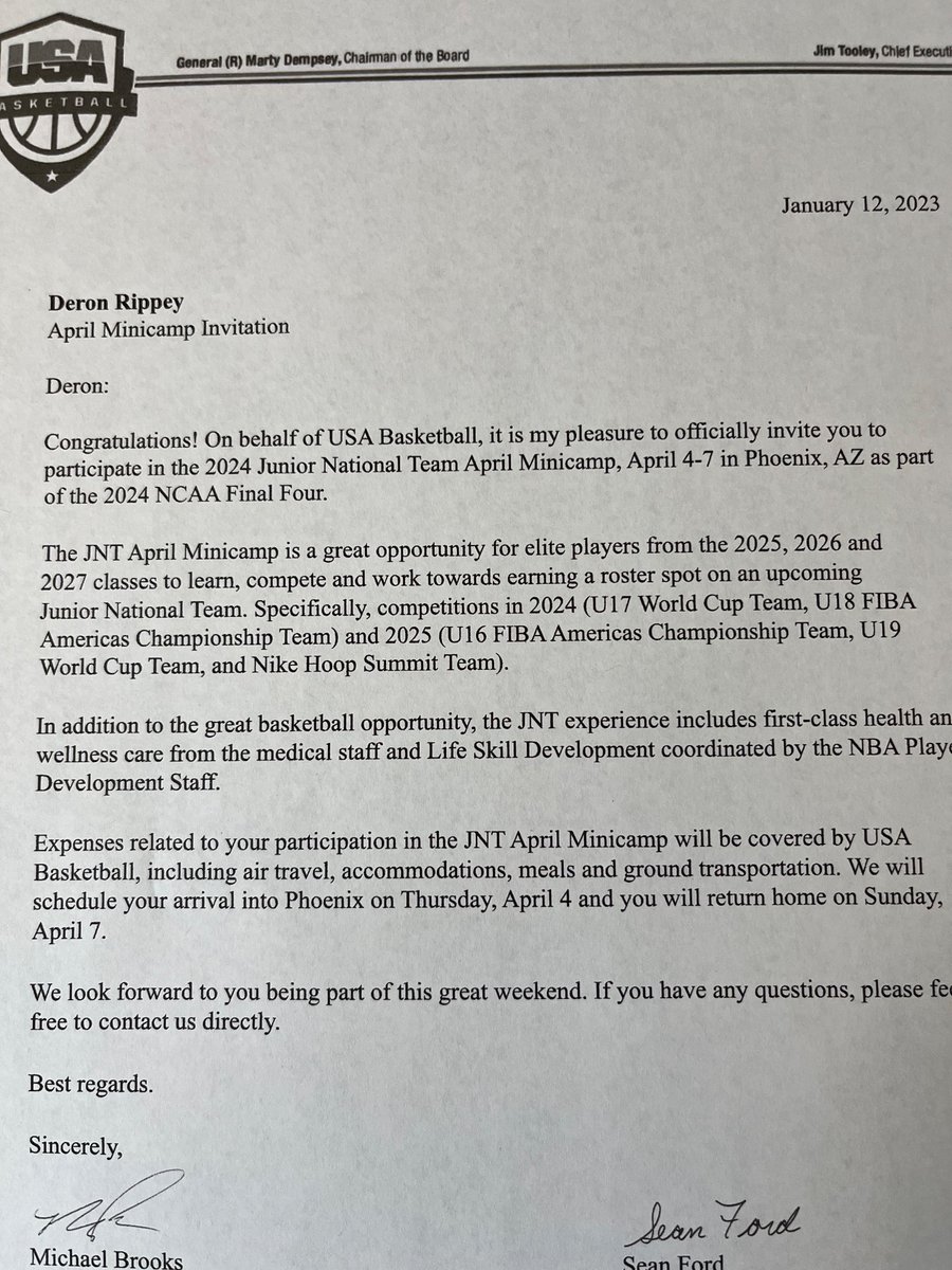 Grateful To Head Back @usabjnt Final Four Mini Camp In Arizona This Weekend. 6’2 175 PG Deron Rippey Jr 26’ @BlairAcademyMBB @NewHeightsNYC - LedBlair Academy @CoachMantegna @CoachDeJesus33 @CoachBYu To A 22-4 @MAPLAthletics Championship And NJ Prep A State 🏆#45-9(2Years)