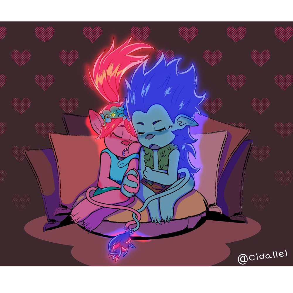 cidallel's tweet image. #broppy #fanart #branch #poppy