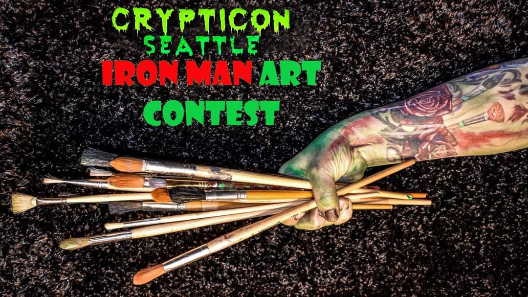 We NEED ARTISTS 2ENTER CONTEST! Crypt Seattle Iron Man Art Contest is BACK ! If u (Artist) would like to ENTER for the Contest please email Dee@crypticonseattle.com & U will b provided with information 4 U to submit! Limited number to apply so get your spot in the contest NOW!