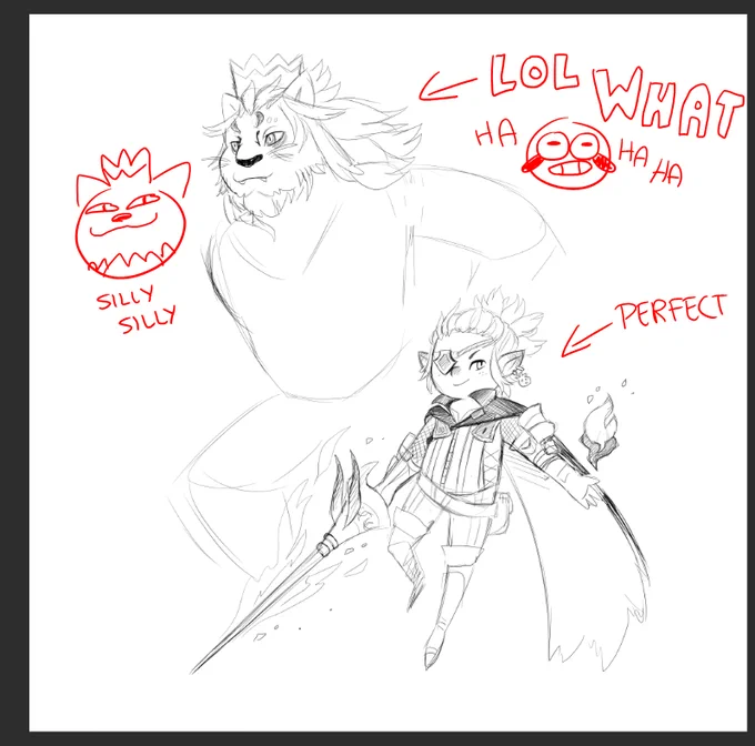 I don't know how to draw Hrothgars loooool 