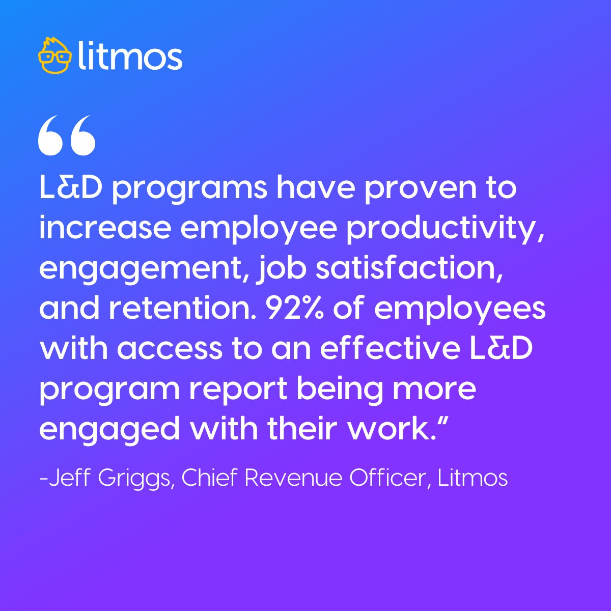 Sales is hard –from increasing market complexity, to rising customer demands, to looming sales quotas. Jeff Griggs, Litmos' CRO, shares strategies to enable sales professionals through every career stage and help them navigate today's sales landscape ⬇️ ow.ly/UIfC50R7RN5