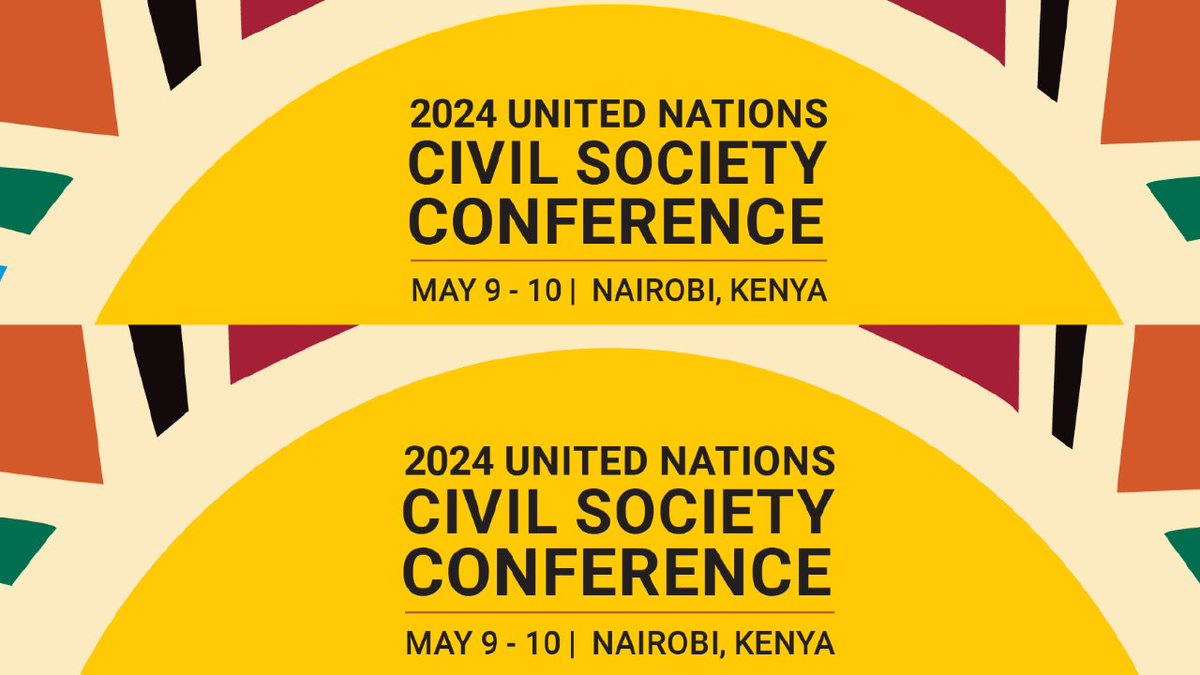 Join us in Nairobi for the 2024 UN Civil Society Conference! Visit un.org/en/civilsociet… for more information about the conference. #UNCSC