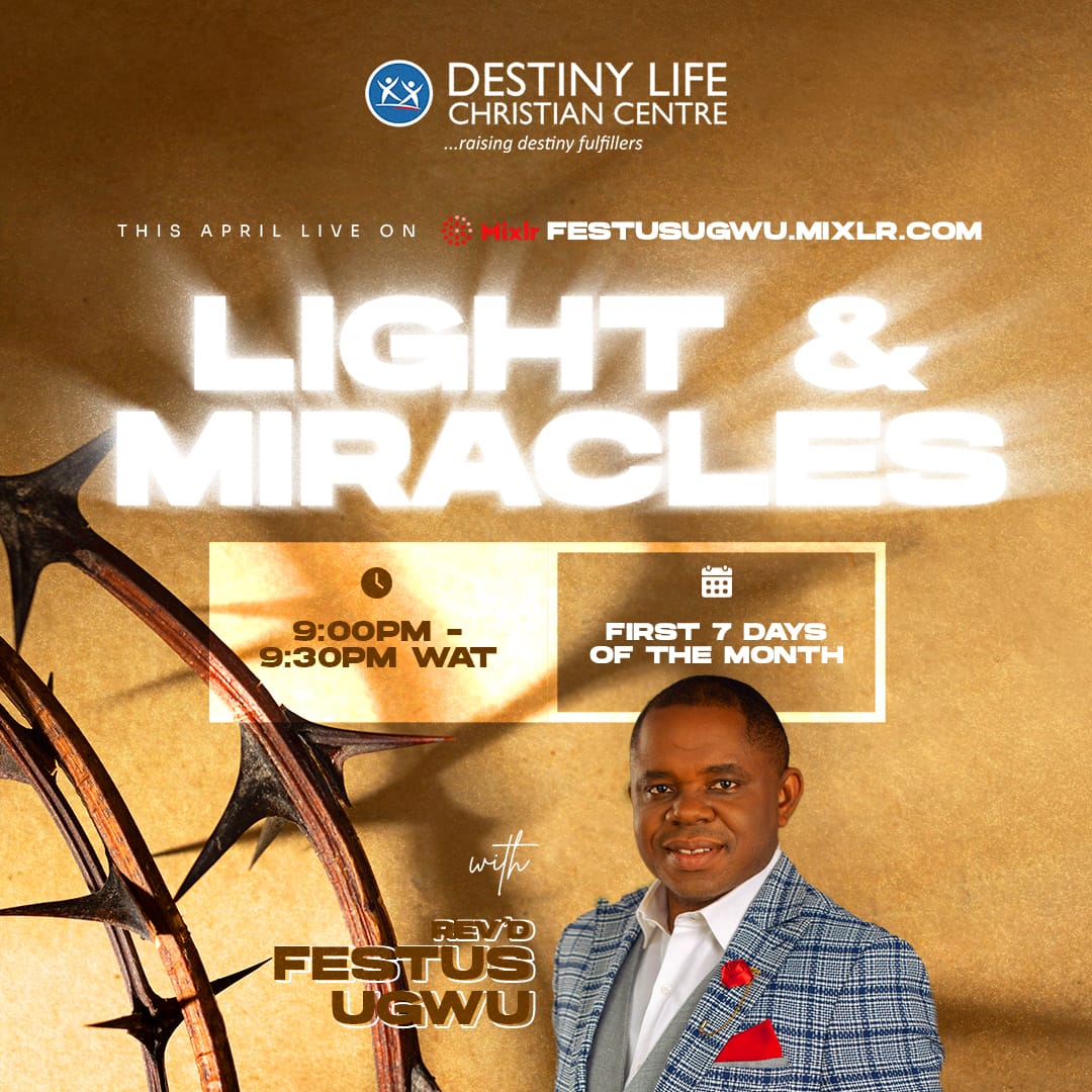 DestinyLifeCC's tweet photo. DAY 3: NOW LIVE 🔥🔥🔥

Experience miracles through the light of God's Word...

At the April 2024 Edition of Light and Miracles

Date: April 1st - 7th, 2024

Theme: In God's Light

Time: 9:00 to 9:30 PM WAT

Meeting Link:  https://t.co/SVHDpiC0M4 https://t.co/nsQgSGGhoJ