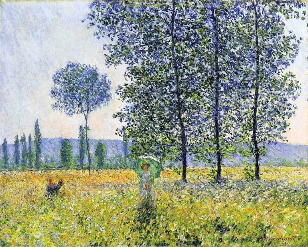 Claude Monet
Efecto de la luz del sol bajo los álamos, 1887