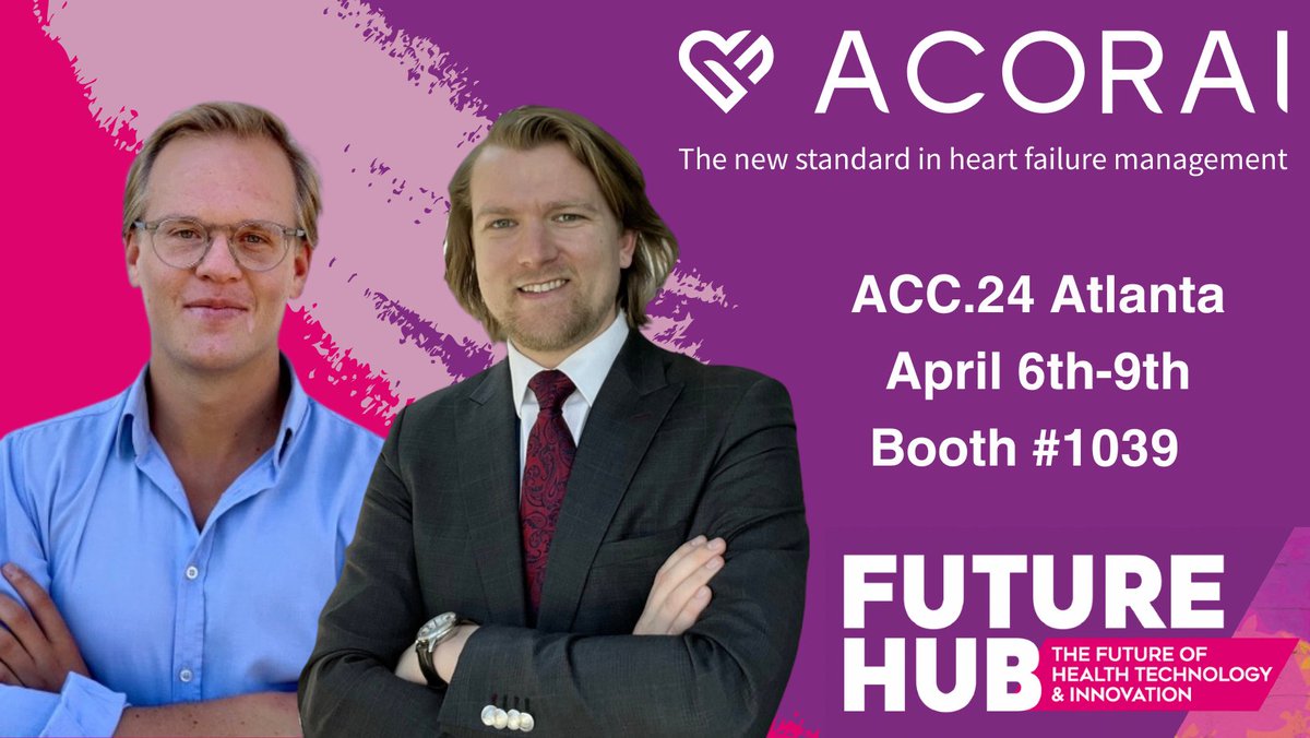 Get ready for an exciting event! Acorai is thrilled to announce our participation in ACC.24 in Atlanta. Our CEO and CSO will be in attendance for the entire event, so be sure to stop by booth 1039 in the Future Hub to say hello. 

See you there! #ACC24 #Acorai #innovation #HF.