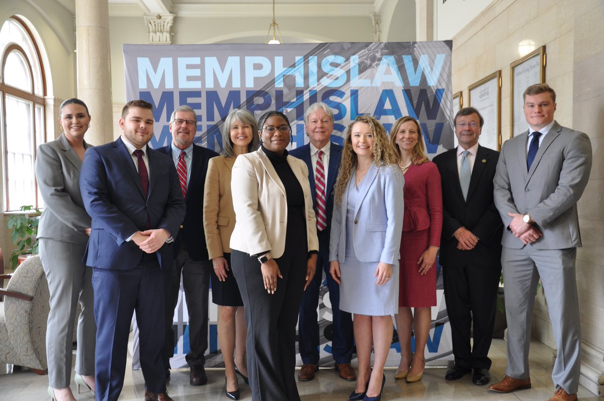 Thank you to the Tennessee Supreme Court and all of the Justices for joining our students for a Q&A program during a break from hearing oral arguments in our Historic Courtroom today. Amazing opportunities abound at Memphis Law.