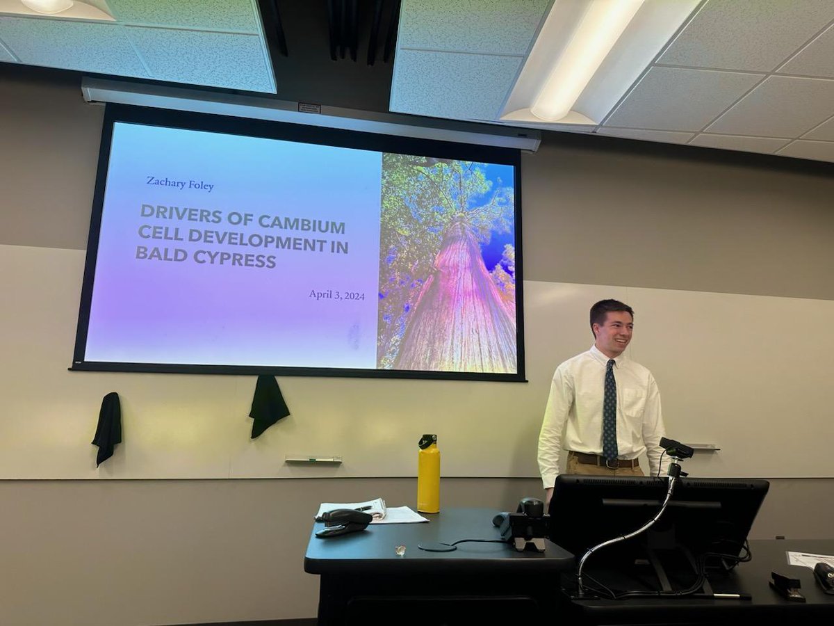 UA Dept. of BSC (@uadeptbsc) on Twitter photo ๐ Congratulations to Zachary Foley (Jones Lab) for successfully defending their thesis, "Drivers of Cambium Cell Development in Bald Cypress (Taxodium distichum)"!
<a href="/zwfoley/">Zachary Foley</a>
<a href="/FloodHydrology/">Nate Jones</a> ๐ Congratulations to Zachary Foley (Jones Lab) for successfully defending their thesis, "Drivers of Cambium Cell Development in Bald Cypress (Taxodium distichum)"!
<a href="/zwfoley/">Zachary Foley</a>
<a href="/FloodHydrology/">Nate Jones</a>