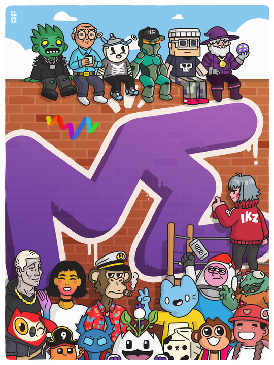 MagicEden's tweet photo. Here is the hype piece from @cloncast presented by Magic Eden, @yugalabs, @coolcats and members of the Creator Alliance.

Remember to use Magic Eden’s ETH Marketplace before April 15th to be eligible for the drop. https://t.co/4Uo8iTjlku