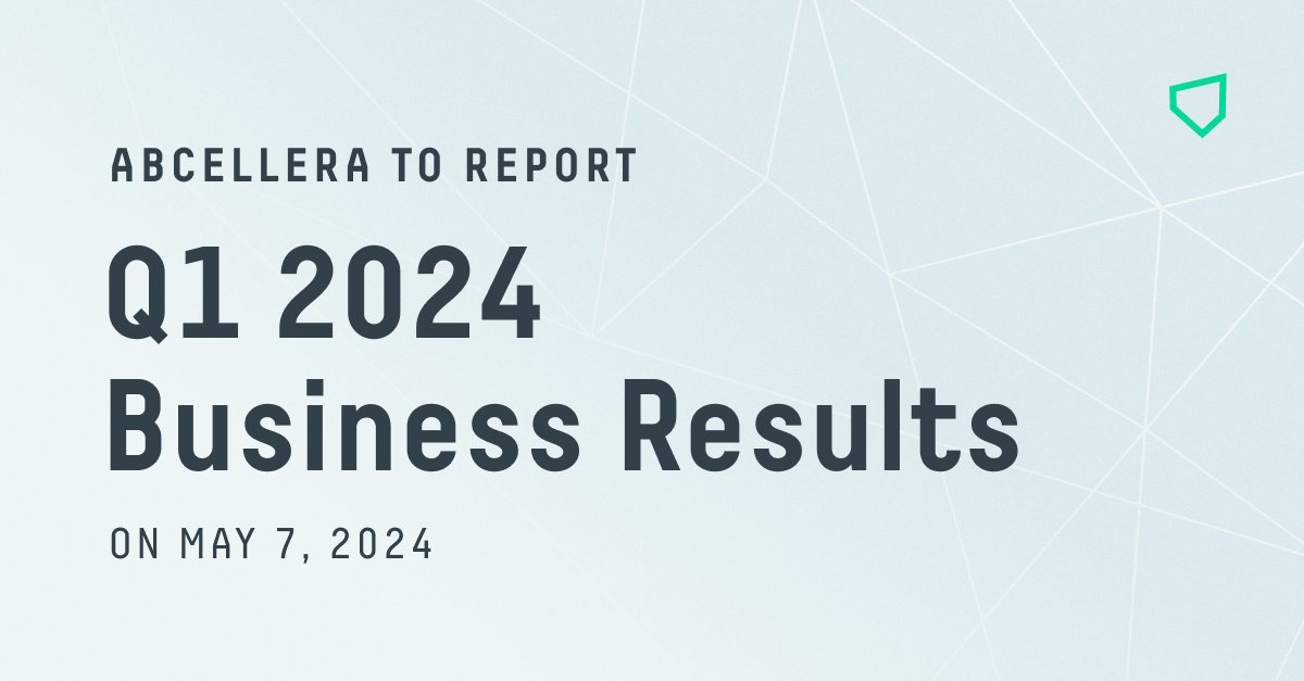 AbCellera to Report First Quarter 2024 Financial Results on May 7, 2024 ow.ly/iSB450R7TRX