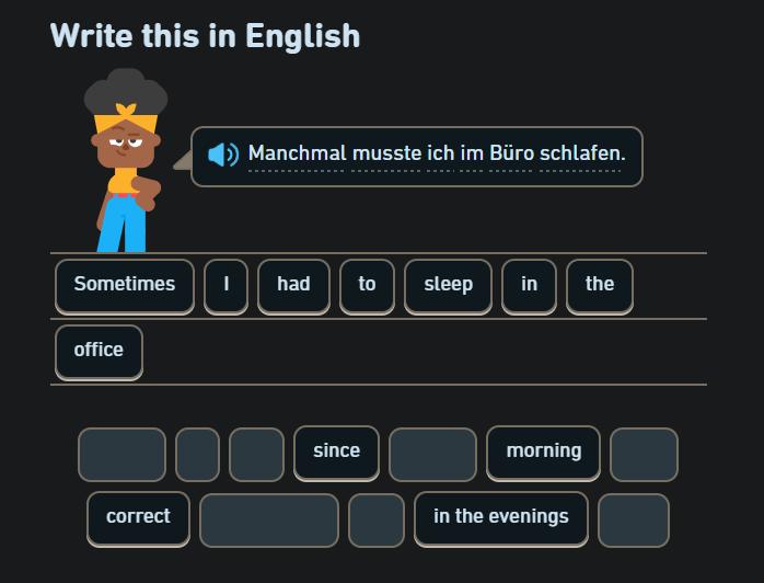 r_tapeloaderror's tweet image. Christ, I had no idea that Duolingo had an ex-gamedev on their staff.