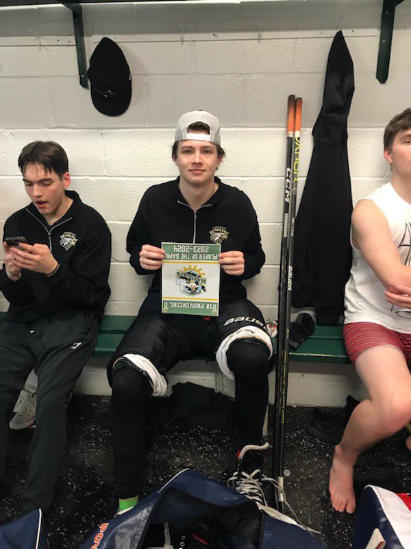 We ended our tournament with a win and lots of memories.  Marystown really knows how to put off a great tournament !  Our POG is Matthew and Animal is Gordon !
