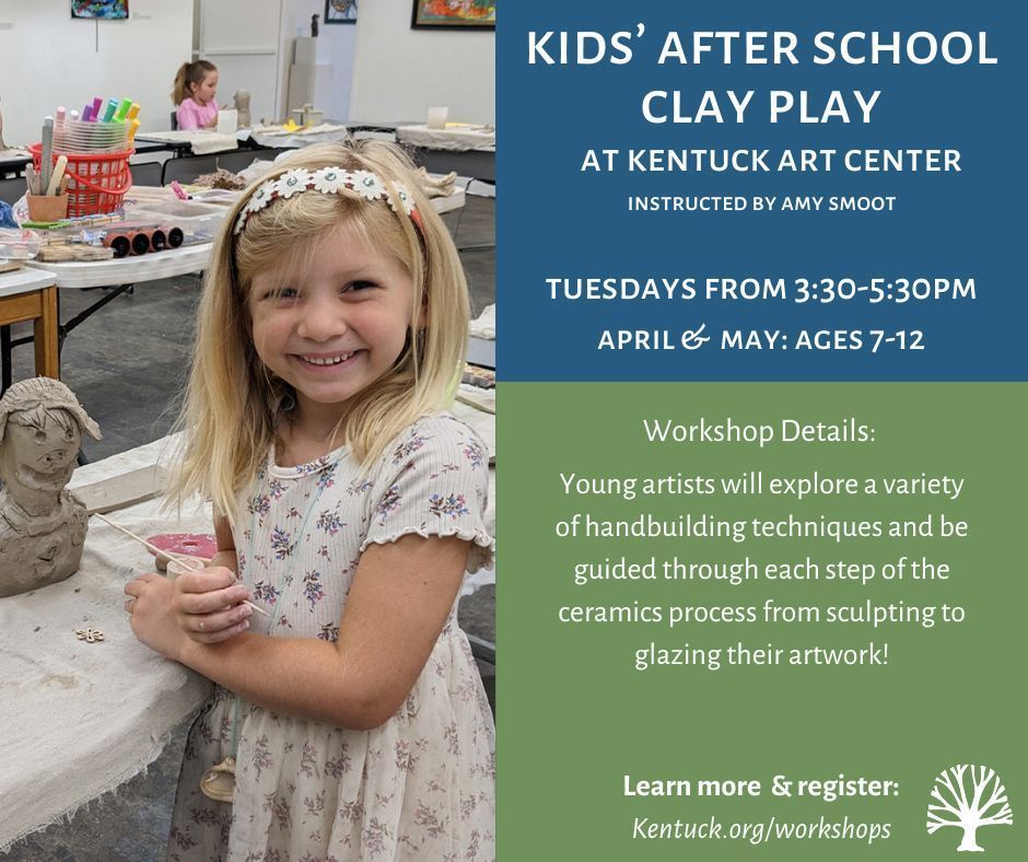 Who doesn't love to play with clay? Learn more about our upcoming workshop Kids' After School Clay Play and register here: buff.ly/4cJuIao