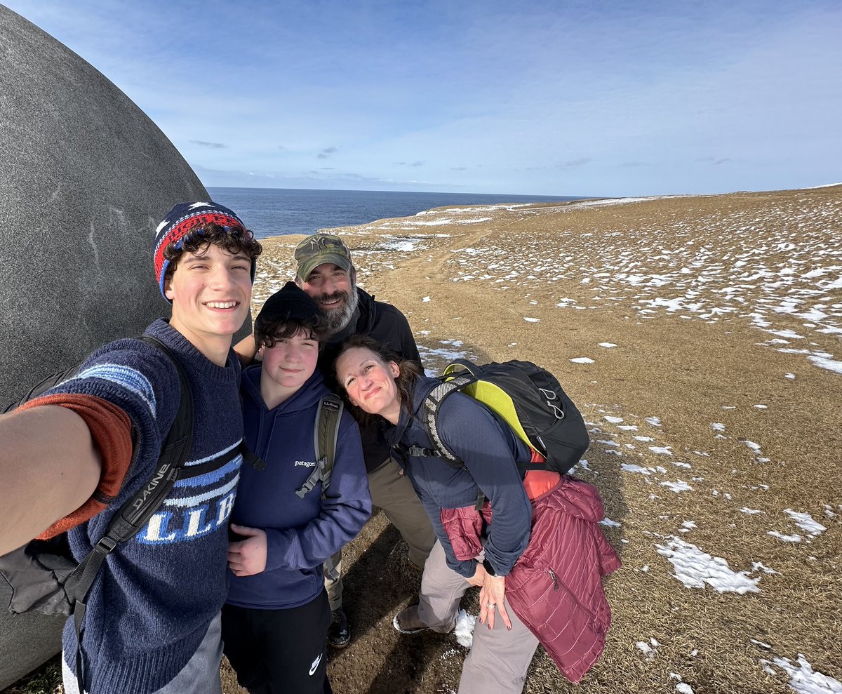 Spring break in the Arctic Circle: Grimsey Island, the North Atlantic.