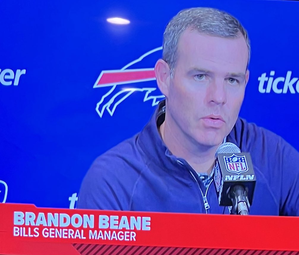 Oh we have great conversations. Everything is great. Stef is great. So many great things. He will be great in Houston. We will be great without him. Fashion is great. Nothing to see here. 
😑 😑 😑

Why even have a presser. 

#BrandonBeane
#GoBills
#BillsMafia
#JoshAllen
#Diggs