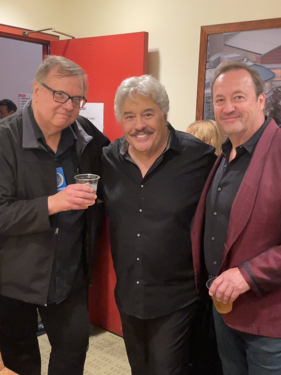 Happy 80th Birthday to the great @TonyOrlando, born April 4, 1944, from The @SmithereensHQ ! Shown with Dennis Diken & Jim Babjak at the @NJHallofFame Induction Oct 29, 2023.