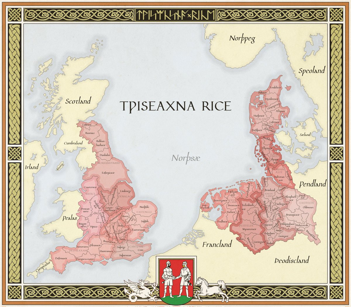 uncle_deluge's tweet image. Reposting my "Kingdom of the Two Saxonies"